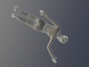 Female dead 3D Model