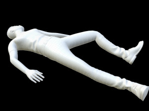 Man dead 3Dモデル