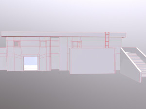 Abandoned structure Model 3D