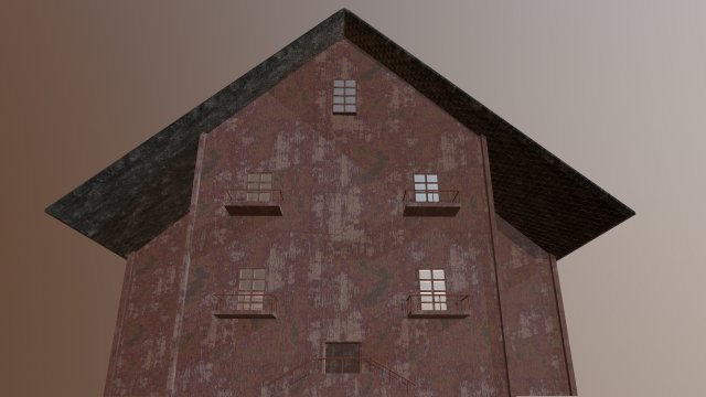 House horror Model 3D .c4d .max .obj .3ds .fbx .stl .blend