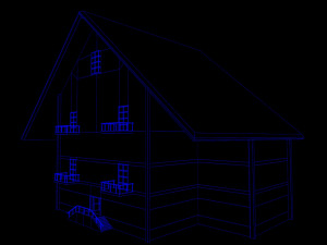 House horror Model 3D