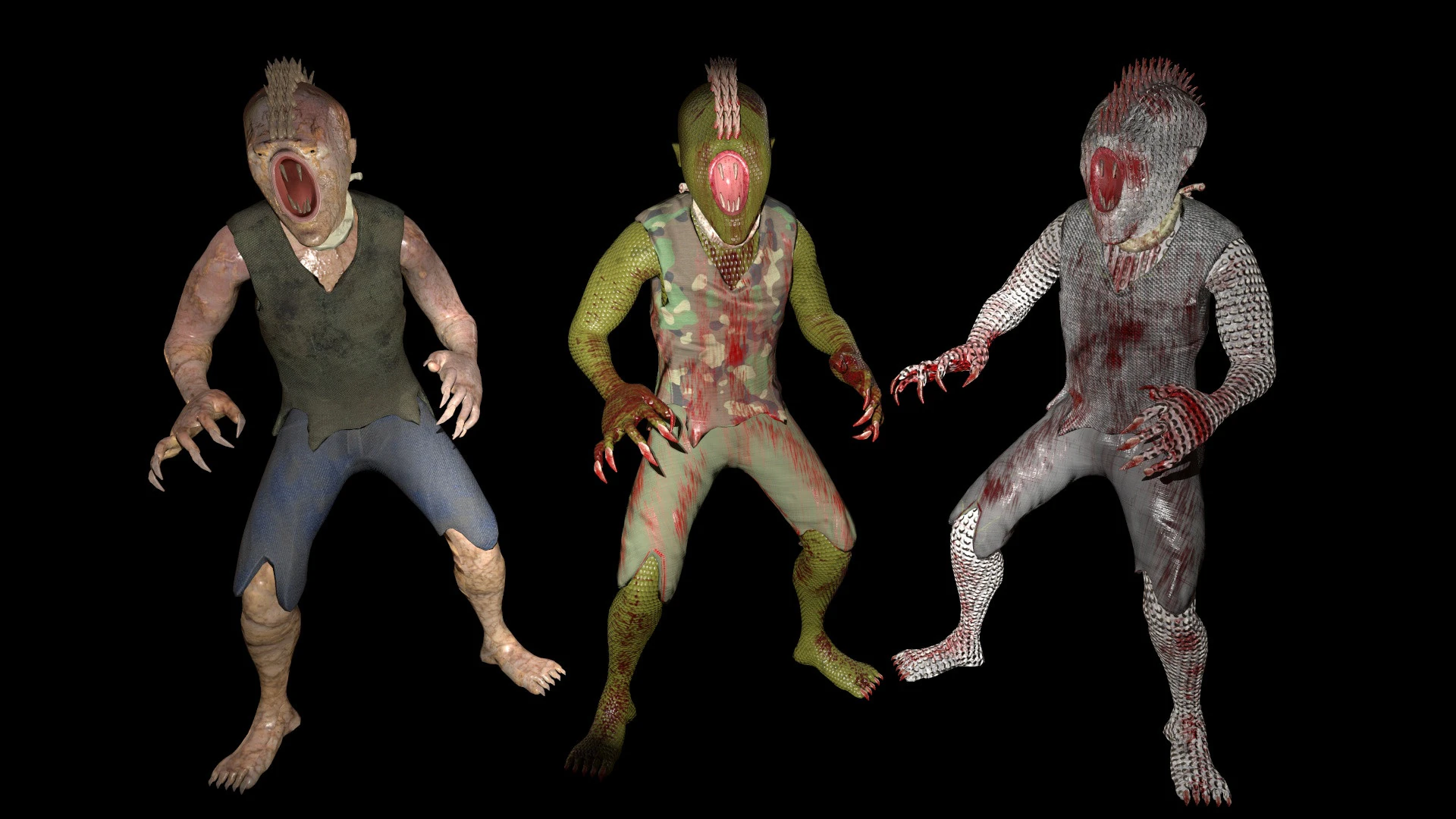 Mutant 3D Model .c4d .max .obj .3ds .fbx .stl .blend 