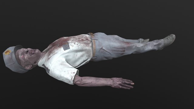 Police Dead Modelo 3D .c4d .max .obj .3ds .fbx .stl .blend 