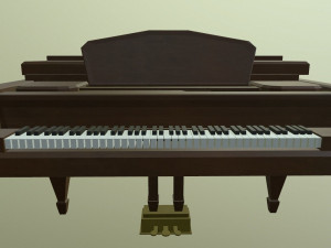 Piano 3D 모델