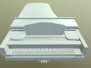 Piano Model 3D