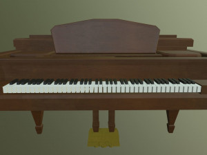 Piano Model 3D