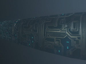 SnakeSci-fi 3D Model