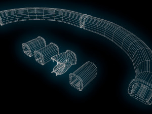 SnakeSci-fi 3D Model