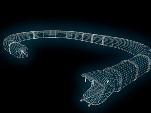 SnakeSci-fi 3D Model
