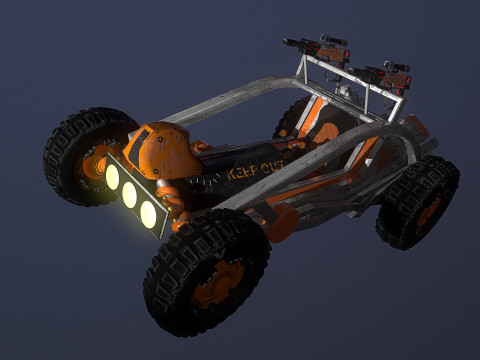 Outrunner the War 3D-Modell
