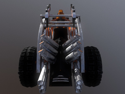 Outrunner the War 3D-Modell