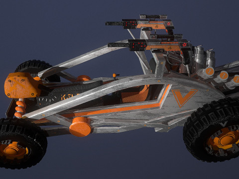 Outrunner the War 3D-Modell