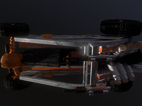 Outrunner the War 3D-Modell