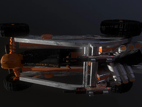 Outrunner the War 3D Model
