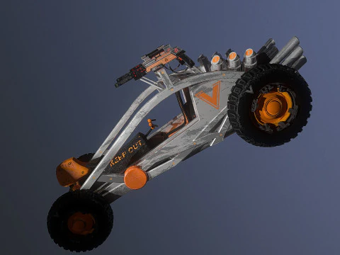 Outrunner the War 3D Model