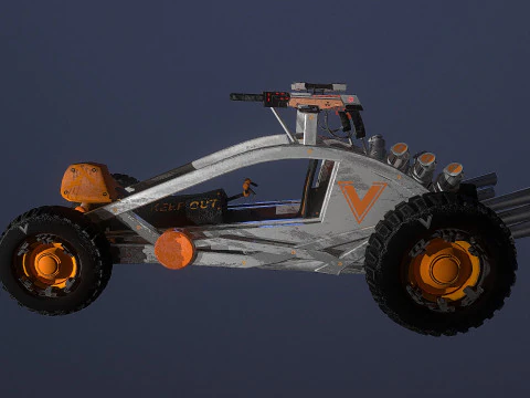 Outrunner the War 3D Model