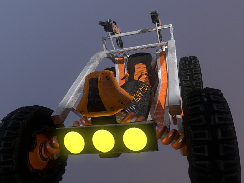 Outrunner the War 3D-Modell