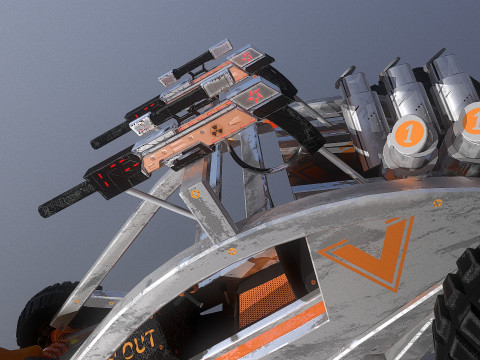 Outrunner the War 3D-Modell