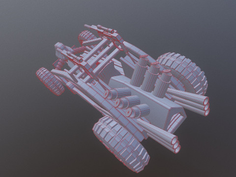 Outrunner the War 3D-Modell
