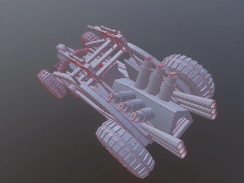 Outrunner the War 3D Model
