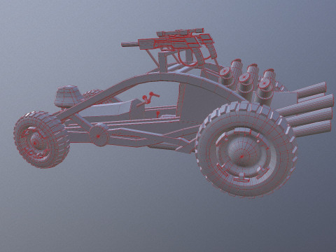 Outrunner the War 3D-Modell