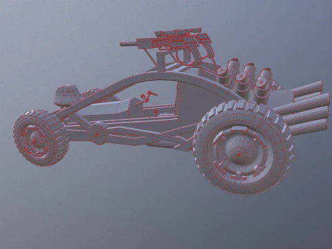 Outrunner the War 3D Model