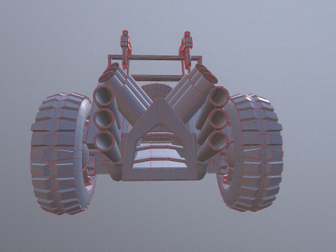 Outrunner the War 3D-Modell