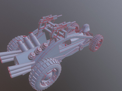 Outrunner the War 3D-Modell