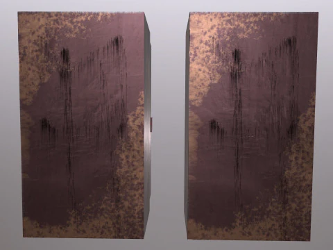 Old Cabinet v5 3D Model