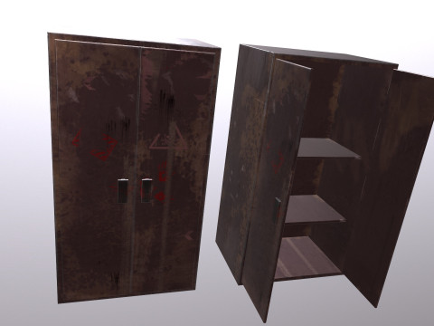 Old Cabinet v5 Modelo 3D
