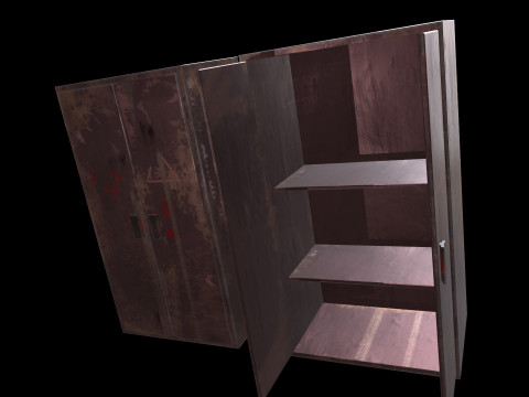 Old Cabinet v5 Modelo 3D