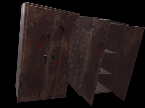 Old Cabinet v5 Modelo 3D
