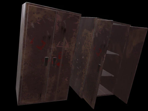 Old Cabinet v5 3D Model