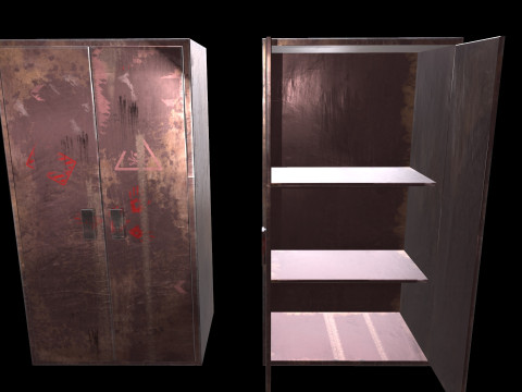 Old Cabinet v5 Modelo 3D