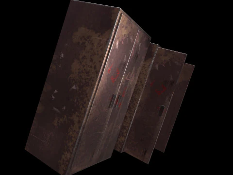 Old Cabinet v5 3D Model