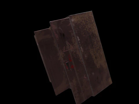 Old Cabinet v5 3D Model