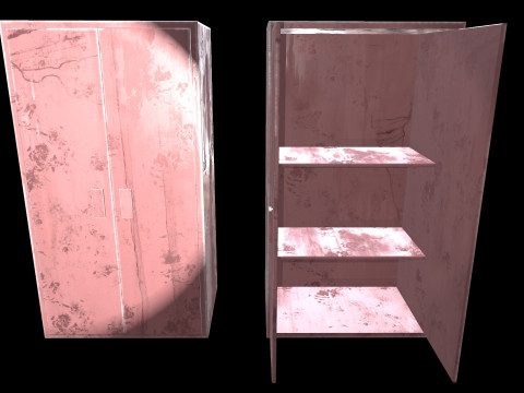 OldCabinetv4 3D Model