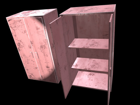 Old Cabinet v4 3D Модель