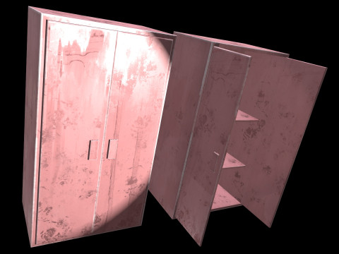 Old Cabinet v4 3D Модель