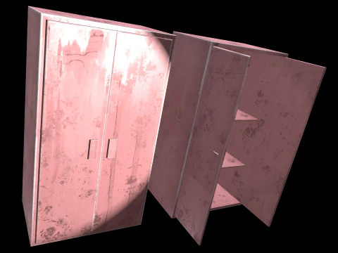 Vecchio gabinetto v4 Modello 3D