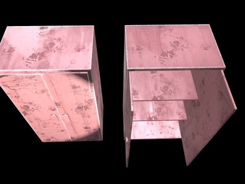 Old Cabinet v4 3D Модель