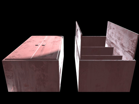 Old Cabinet v4 3D Модель