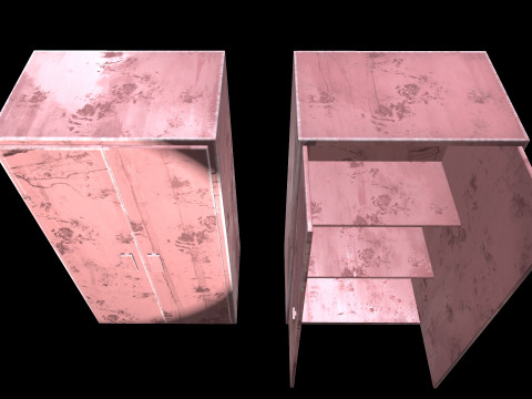 Old Cabinet v4 3D Модель