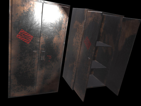Old Cabinet v3 Modèle 3D