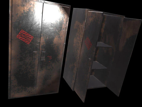 Old Cabinet v3 3D Model