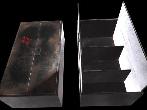 Old Cabinet v3 Modèle 3D