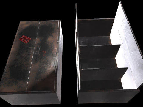 Old Cabinet v3 3D Model