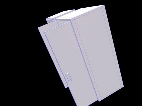 Old Cabinet v3 3D Model