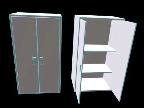 Gabinete viejo v2 Modelo 3D