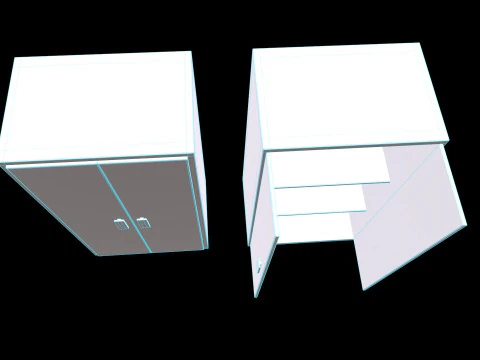 Gabinete viejo v2 Modelo 3D